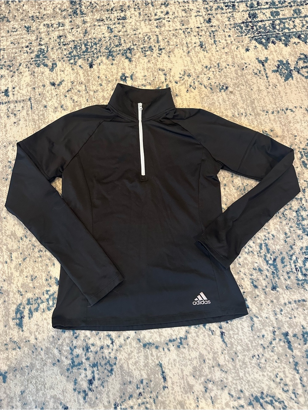 Adidas Women's Golf 1/4-Zip Long-Sleeve Pullover Shirt